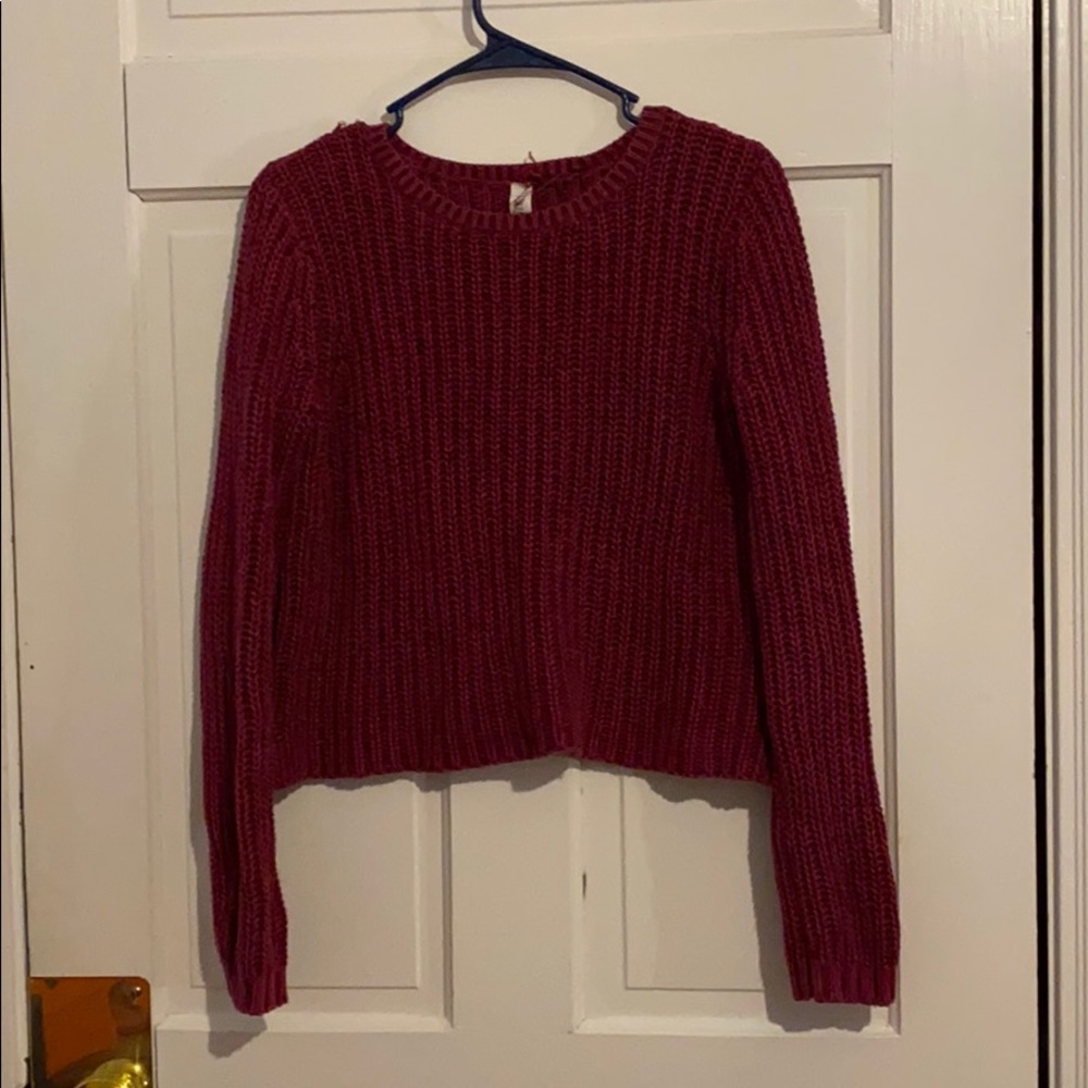 Aeropostale maroon sweater